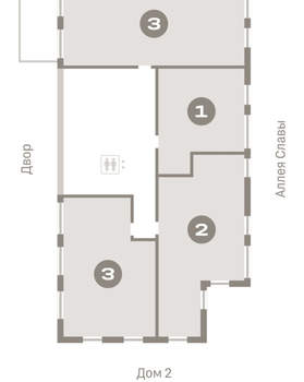 3-к квартира, вторичка, 109м2, 2/25 этаж
