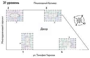 2-к квартира, вторичка, 41м2, 31/31 этаж