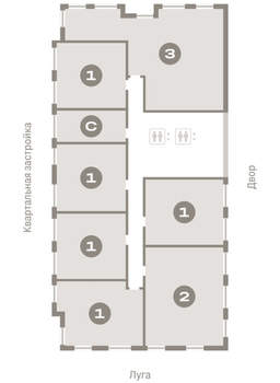 2-к квартира, вторичка, 75м2, 15/17 этаж