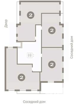 2-к квартира, вторичка, 90м2, 7/7 этаж