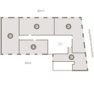 1-к квартира, вторичка, 54м2, 3/10 этаж