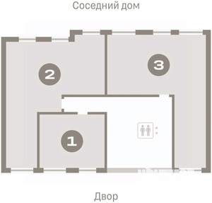 3-к квартира, вторичка, 82м2, 5/9 этаж