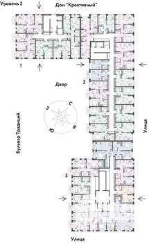 3-к квартира, вторичка, 57м2, 2/15 этаж
