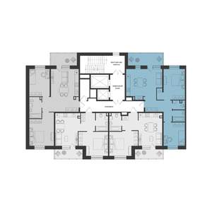 2-к квартира, строящийся дом, 63м2, 13/23 этаж