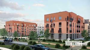 1-к квартира, строящийся дом, 53м2, 3/4 этаж