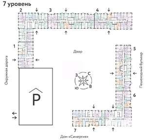 2-к квартира, вторичка, 40м2, 7/16 этаж