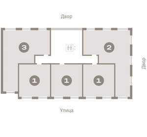 2-к квартира, вторичка, 91м2, 4/11 этаж