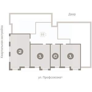 1-к квартира, вторичка, 51м2, 3/7 этаж