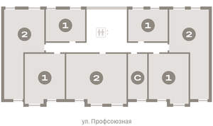 2-к квартира, вторичка, 71м2, 4/10 этаж