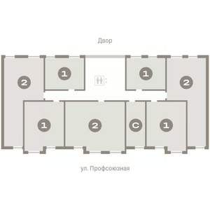 1-к квартира, вторичка, 51м2, 4/8 этаж