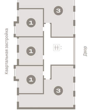 3-к квартира, вторичка, 82м2, 5/10 этаж