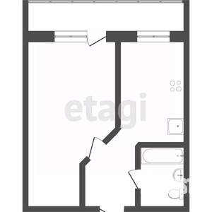 1-к квартира, вторичка, 31м2, 4/5 этаж