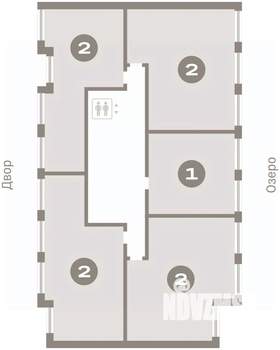 2-к квартира, вторичка, 69м2, 4/8 этаж