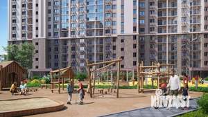 1-к квартира, строящийся дом, 37м2, 23/25 этаж