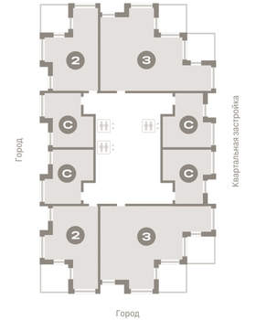 3-к квартира, вторичка, 116м2, 13/25 этаж