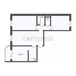 3-к квартира, вторичка, 86м2, 6/14 этаж