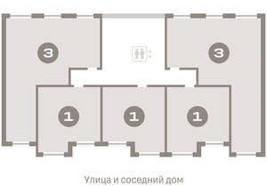 1-к квартира, вторичка, 42м2, 4/11 этаж