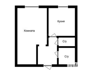 1-к квартира, вторичка, 38м2, 4/9 этаж