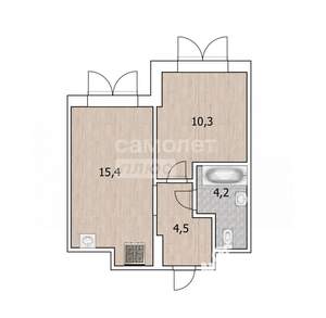 1-к квартира, вторичка, 34м2, 9/23 этаж
