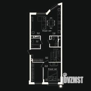 3-к квартира, вторичка, 99м2, 6/8 этаж