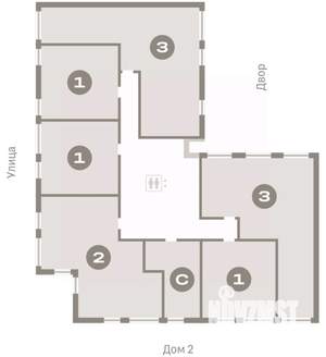 3-к квартира, вторичка, 88м2, 6/9 этаж