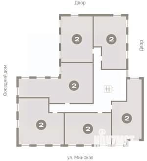 2-к квартира, вторичка, 71м2, 4/16 этаж