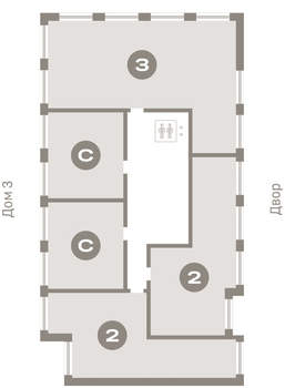 3-к квартира, вторичка, 95м2, 5/8 этаж