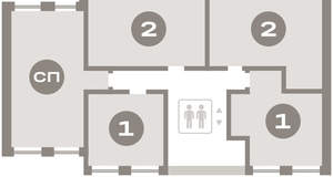 1-к квартира, вторичка, 80м2, 5/9 этаж