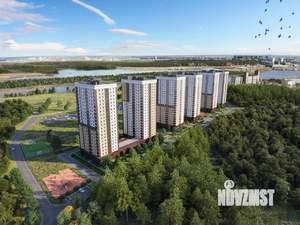 1-к квартира, строящийся дом, 33м2, 2/22 этаж