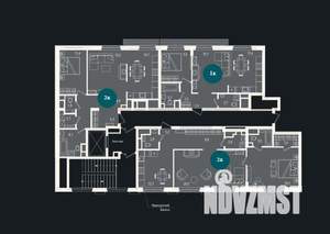 2-к квартира, вторичка, 79м2, 7/7 этаж