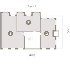 2-к квартира, вторичка, 129м2, 7/11 этаж