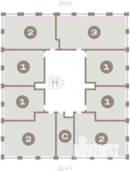 2-к квартира, вторичка, 64м2, 4/17 этаж