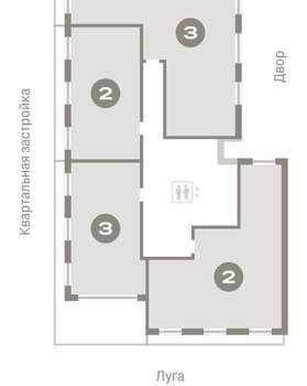 3-к квартира, вторичка, 87м2, 7/17 этаж