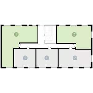 1-к квартира, сданный дом, 72м2, 6/11 этаж