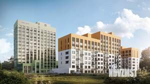 2-к квартира, строящийся дом, 59м2, 5/14 этаж