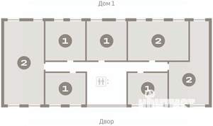 2-к квартира, вторичка, 63м2, 3/10 этаж