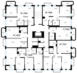 Студия квартира, вторичка, 30м2, 2/19 этаж