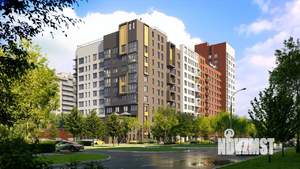 2-к квартира, строящийся дом, 65м2, 2/15 этаж