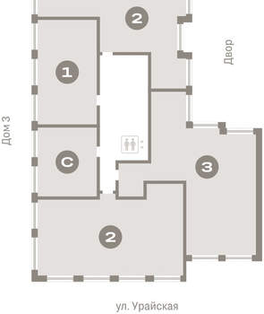 2-к квартира, вторичка, 76м2, 4/8 этаж