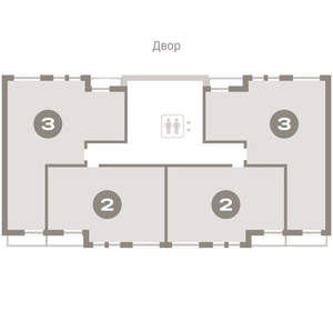 2-к квартира, вторичка, 60м2, 9/17 этаж