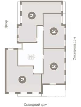 2-к квартира, вторичка, 91м2, 7/7 этаж