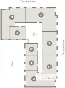 4-к квартира, вторичка, 116м2, 8/9 этаж