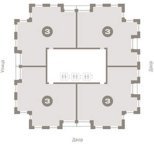 3-к квартира, вторичка, 148м2, 24/25 этаж
