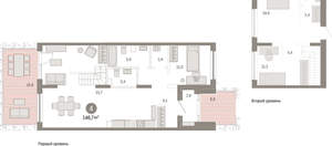 4-к квартира, вторичка, 147м2, 1/17 этаж