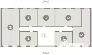 2-к квартира, вторичка, 63м2, 3/10 этаж