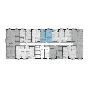 1-к квартира, строящийся дом, 35м2, 15/25 этаж