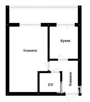 1-к квартира, вторичка, 35м2, 3/10 этаж