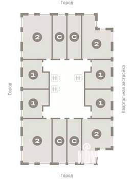 2-к квартира, вторичка, 54м2, 11/25 этаж
