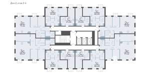 2-к квартира, сданный дом, 80м2, 5/24 этаж