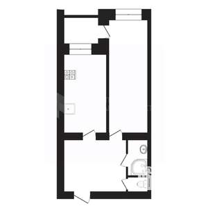 1-к квартира, вторичка, 46м2, 11/14 этаж